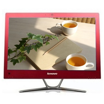 联想(lenovo)c445 21.5寸一体机 双核e450 2g 500g 红