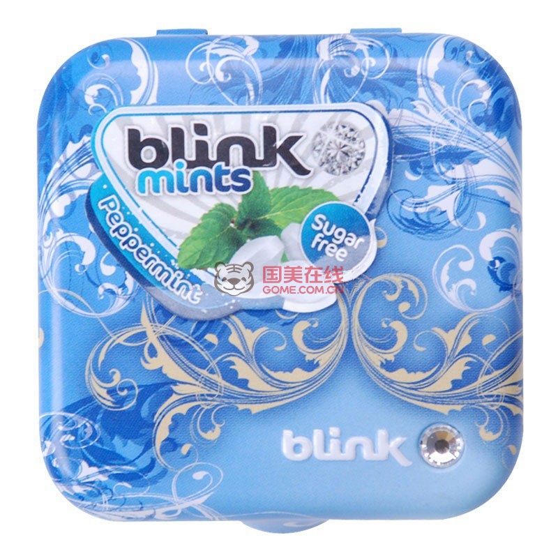 冰力克blink无糖含片薄荷味15g 德国进口一鼎美食