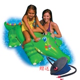 美国INTEX56520扬子鳄坐骑/充气坐骑 小孩玩具 水上坐骑 限时特价(标配+脚泵)