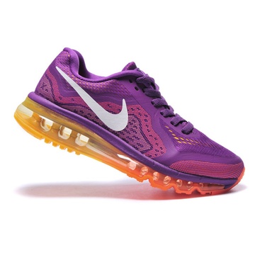 nike耐克新款男鞋女鞋气垫网面跑步鞋621077-400(紫白 36)