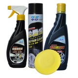 车仆 轮胎轮毂清洁养护套餐组合清洁清洗剂去污上光养护防锈剂