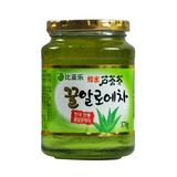 比亚乐蜂蜜芦荟茶 韩国原装进口芦荟茶570g/罐 水果酱 果味茶饮料