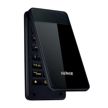 gionee金立天鉴gn600翻盖智能手机超长待机商务手机黑色