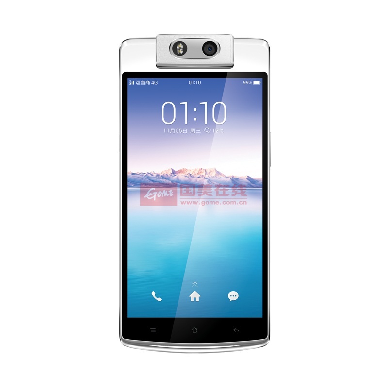 手机oppon5209n3移动联通双4g1600万电动旋转智能手机新品双网通返回