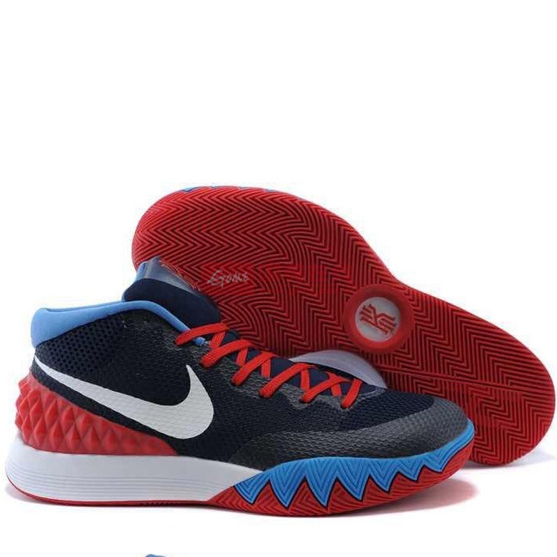 nike kyrie 1 ep dream 凯里欧文1代篮球鞋744698(黑白蓝红 40)图片