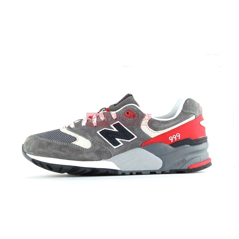 跑步鞋newbalance新百伦999nb999灰红高帮男鞋女鞋系列跑步鞋灰红43