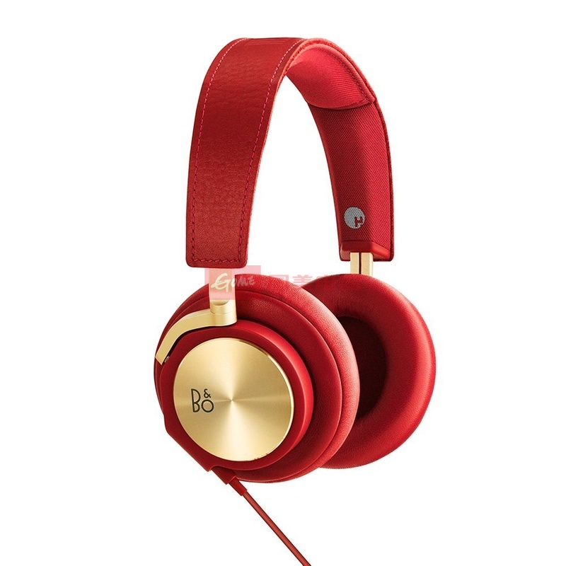 耳机bobangolufsenbeoplayh6高档皮革材质贴耳式头戴式耳机红金色返回