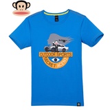 PaulFrank大嘴猴男士短袖T恤2015夏季新款T恤衫 PSD52CE6142(汽车-蓝色 XL)