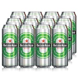 喜力 荷兰原装进口 Heineken 喜力听装啤酒 海尼根500ml(12支)
