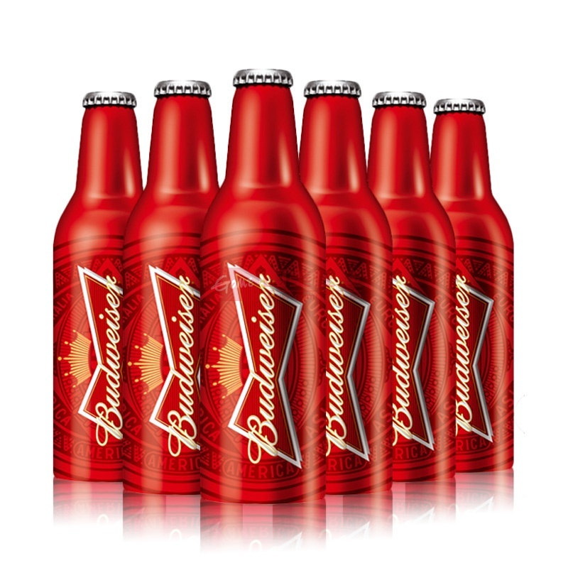 【其他超级伯克啤酒图片】budweiser 百威啤酒 红色铝罐 电音限量版