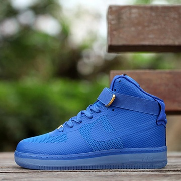 nike耐克纪梵希空军一号airforce1男鞋高帮板鞋蓝色42