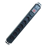 Gowone购旺  PDU机柜插座1.5U19英寸6位16A热插拔防雷滤波德标电源排插接线板D201