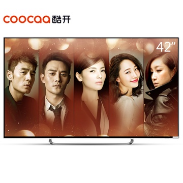 【酷开42k1y平板电视】酷开(coocaa)42k1y 42英寸青春版内置wifi云