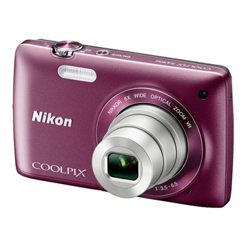 尼康(nikon)coolpix s4300数码相机(1600万像素 6倍光学变焦 3.