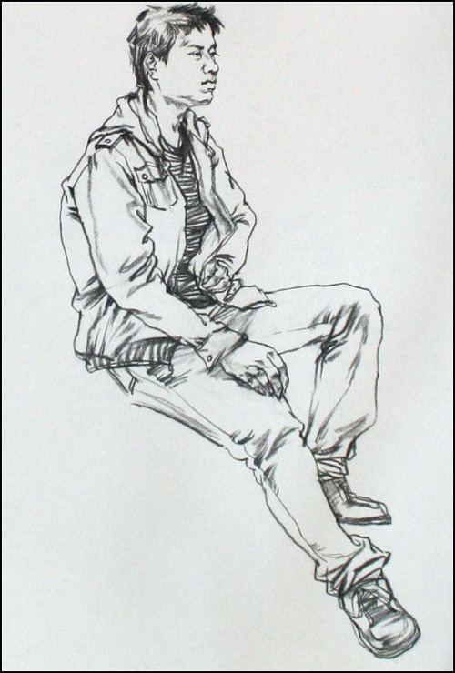 林海人物速写解读艺考美术高考系列丛书