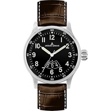 雅克利曼(jacqueslemans)sports系列1-1673h石英男表
