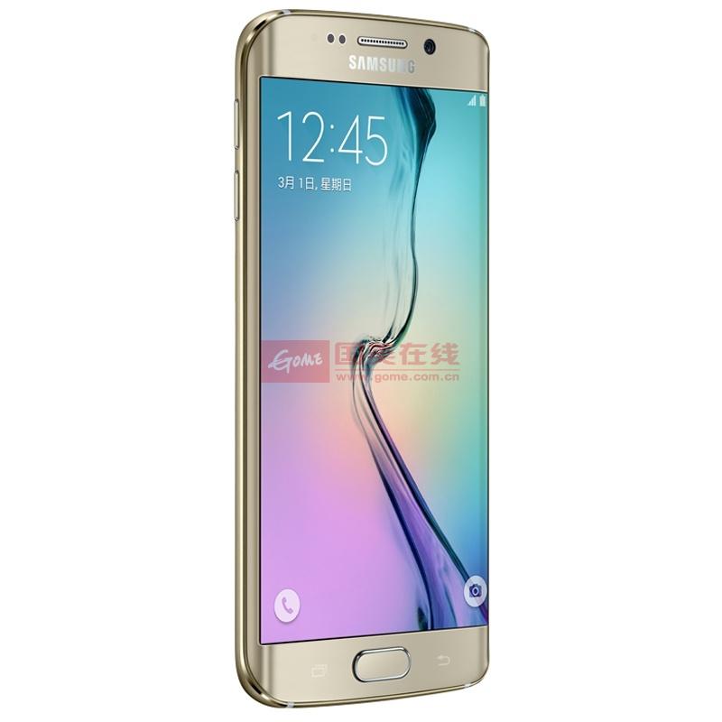 国美自营 三星galaxy s6 edge g9250 4g手机(铂光金)64g版