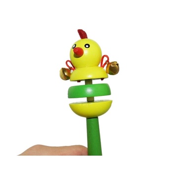 智乐美(jolami)xy393木制卡通小鸡动物摇铃